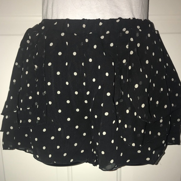 A’gaci Women’s Mini Shorts (Polka Dot) - Picture 2 of 6